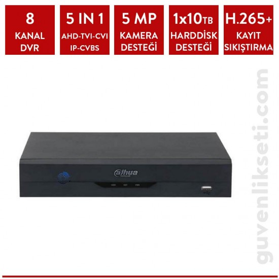 Dahua XVR5108HS-I3 8 Kanal XVR Kayıt Cihazı